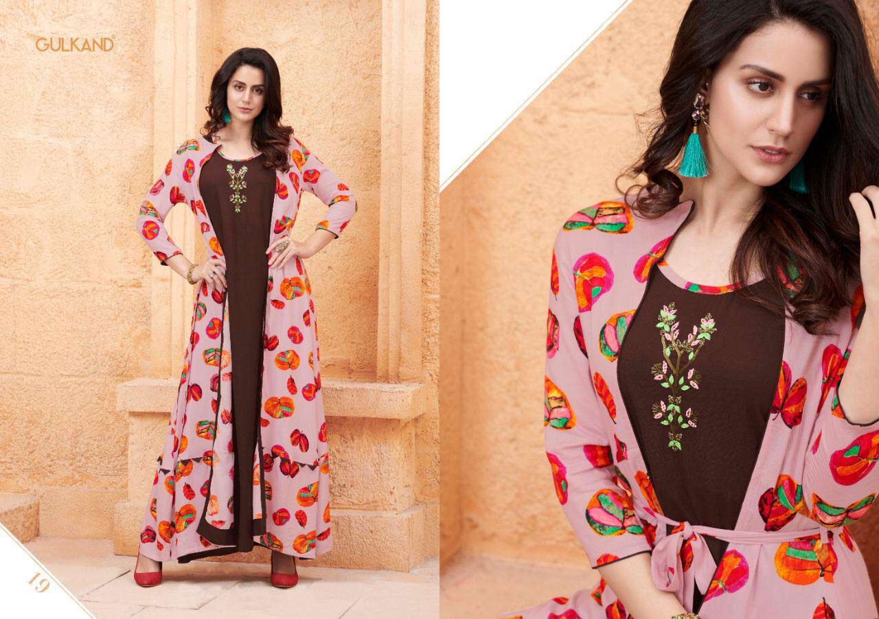 Kitty Party Gulkand Rayon Slub Kurti Manufacturer Kitty Party Gulkand Rayon Slub Kurti Manufacturer